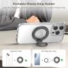 imageSyncwire Magnetic Phone Ring Holder for MagSafe UltraThin Cell Phone Grip Holder Magnet Ring Stand Compatible with iPhone 16 15 14 13 12 11 seriesBlackBlack