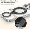 imageSyncwire Magnetic Phone Ring Holder for MagSafe UltraThin Cell Phone Grip Holder Magnet Ring Stand Compatible with iPhone 16 15 14 13 12 11 seriesBlackBlack