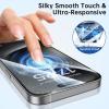imageSyncwire Screen Protector for iPhone 14 Pro61 inch 3 Pack 10X Military Grade Protection Tempered Glass Easy Installation Frame Full Coverage HD Clear Bubble FreeiPhone 15 Pro