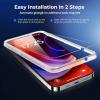 imageSyncwire Screen Protector for iPhone 14 Pro61 inch 3 Pack 10X Military Grade Protection Tempered Glass Easy Installation Frame Full Coverage HD Clear Bubble FreeiPhone 14 Pro