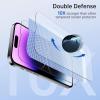 imageSyncwire Screen Protector for iPhone 14 Pro61 inch 3 Pack 10X Military Grade Protection Tempered Glass Easy Installation Frame Full Coverage HD Clear Bubble FreeiPhone 14 Pro Max