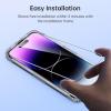 imageSyncwire Screen Protector for iPhone 14 Pro61 inch 3 Pack 10X Military Grade Protection Tempered Glass Easy Installation Frame Full Coverage HD Clear Bubble FreeiPhone 14 Pro Max