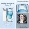 imageSyncwire Screen Protector for iPhone 14 Pro61 inch 3 Pack 10X Military Grade Protection Tempered Glass Easy Installation Frame Full Coverage HD Clear Bubble FreeiPhone 16  15