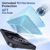 imageSyncwire Screen Protector for iPhone 14 Pro61 inch 3 Pack 10X Military Grade Protection Tempered Glass Easy Installation Frame Full Coverage HD Clear Bubble FreeiPhone 15 Pro Max