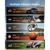 imageSyncwire Tire Inflator Portable Air Compressor  150PSI 2X Faster Inflation Smart Air Pump for Car Tires ExtraLarge LCD with Digital Pressure Gauge Auto ShutOff for Car Motorcycle Bike ampamp BallsBlack
