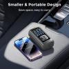 imageSyncwire Tire Inflator Portable Air Compressor  150PSI 2X Faster Inflation Smart Air Pump for Car Tires ExtraLarge LCD with Digital Pressure Gauge Auto ShutOff for Car Motorcycle Bike ampamp BallsSilver