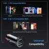 imageSyncwire USB C Car Charger 38W Fast USB Car Charger PDampampQC 30 Dual Port Super Mini ampamp All Metal Car Adapter Cigarette Lighter Compatible with iPhone 15 Pro Max15 Pro141312 Samsung S23 and More