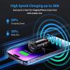 imageSyncwire USB C Car Charger 38W Fast USB Car Charger PDampampQC 30 Dual Port Super Mini ampamp All Metal Car Adapter Cigarette Lighter Compatible with iPhone 15 Pro Max15 Pro141312 Samsung S23 and More