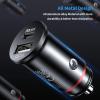 imageSyncwire USB C Car Charger 38W Fast USB Car Charger PDampampQC 30 Dual Port Super Mini ampamp All Metal Car Adapter Cigarette Lighter Compatible with iPhone 15 Pro Max15 Pro141312 Samsung S23 and More