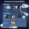 imageSyncwire USB C Car Charger 60W PD 30W ampamp QC 30W Fast Charging USB Adapter with 5FT Type C Coiled Cable Compatible with iPhone 1616 Plus16 Pro16 Pro MaxGalaxy S23S22 Google Pixel 77ProWhite 90W