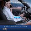 imageSyncwire USB C Car Charger with Battery Leakage Prevention 66W Super Fast Car Adapter with PD ampamp QC 30 Built in 6FT Type C Coiled Cable for iPhone 1615 Series Samsung GalaxyGoogle PixeliPad Pro