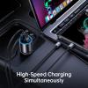 imageSyncwire USBC Car Charger Adapter 63W PD 45W ampamp QC 18W All Metal PPS USBC Faster Charger for iPhone 141312 iPad Pro Samsung Google MacBook ProAir ThinkPad and More
