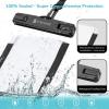 imageSyncwire Waterproof Mobile Phone Case Pack of 2 Underwater Mobile Phone Case 7 Inch Waterproof Mobile Phone Case with Side Buttons Seamless Design for iPhone 14 13 12 11 Pro XS Max Mini SE XR X 8BlackGreen