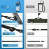 imageSyncwire Waterproof Mobile Phone Case Pack of 2 Underwater Mobile Phone Case 7 Inch Waterproof Mobile Phone Case with Side Buttons Seamless Design for iPhone 14 13 12 11 Pro XS Max Mini SE XR X 8Transparent