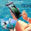 imageSyncwire Waterproof Mobile Phone Case Pack of 2 Underwater Mobile Phone Case 7 Inch Waterproof Mobile Phone Case with Side Buttons Seamless Design for iPhone 14 13 12 11 Pro XS Max Mini SE XR X 8BlackGreen