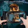 imageSyncwire Waterproof Mobile Phone Case Pack of 2 Underwater Mobile Phone Case 7 Inch Waterproof Mobile Phone Case with Side Buttons Seamless Design for iPhone 14 13 12 11 Pro XS Max Mini SE XR X 8black
