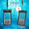 imageSyncwire Waterproof Mobile Phone Case Pack of 2 Underwater Mobile Phone Case 7 Inch Waterproof Mobile Phone Case with Side Buttons Seamless Design for iPhone 14 13 12 11 Pro XS Max Mini SE XR X 8BlackBlack
