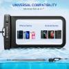 imageSyncwire Waterproof Mobile Phone Case Pack of 2 Underwater Mobile Phone Case 7 Inch Waterproof Mobile Phone Case with Side Buttons Seamless Design for iPhone 14 13 12 11 Pro XS Max Mini SE XR X 8BlackBlack