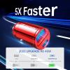 imageUSB C Car Charger Syncwire 90W PD 45W ampamp QC 45W USB Car Charger Adapter Fast Charging Super Mini ampamp All Metal Compatible with iPhone 1514 Pro Max Plus 13 12 Samsung S23S22S21 Pixel iPad RedRed