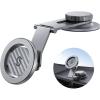 imageSYNCWIRE Fits MagSafe Car Mount for Universal Dashboard Tesla Screen Magnetic Phone Holder for Car Foldable Aluminum Alloy Arm Super Stable Car Mount for iPhone 16 Pro Max 15 14 13 12ampampAll PhonesSilver