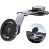 imageSYNCWIRE Fits MagSafe Car Mount for Universal Dashboard Tesla Screen Magnetic Phone Holder for Car Foldable Aluminum Alloy Arm Super Stable Car Mount for iPhone 16 Pro Max 15 14 13 12ampampAll PhonesSpace Gray
