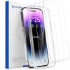 imageSyncwire Screen Protector for iPhone 14 Pro61 inch 3 Pack 10X Military Grade Protection Tempered Glass Easy Installation Frame Full Coverage HD Clear Bubble FreeiPhone 14 Pro Max