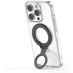 imageSyncwire Magnetic Phone Ring Holder for MagSafe UltraThin Cell Phone Grip Holder Magnet Ring Stand Compatible with iPhone 16 15 14 13 12 11 seriesBlackBlack