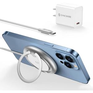imageSyncwire Magnetic Wireless Charger Compatible with MagSafe Charger with Kickstand and 20W USB C Wall Adapter for iPhone 13 Pro Max13 Pro1313 Mini iPhone 12 Pro Max12 Pro12 Mini12 Airpods
