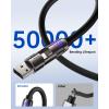 imageSYNCWIRE 4in1 USB Charging Cable 4FT 240W MultiPort USBUSBC to USB CLightning Fact Charging Cable for iPhone 1615 Series MacBook ProiPad Galaxy S24S23 Android Auto etc