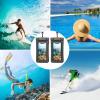imageSYNCWIRE Waterproof Mobile Phone Case 7 Inches Pack of 2 IPX8 Universal Waterproof Mobile Phone Case for iPhone 16 15 14 13 12 11 Pro Xs Max Mini Se Galaxy S25 S24 S23 S22 S21 S10BlackBlack