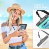 imageSYNCWIRE Waterproof Mobile Phone Case 7 Inches Pack of 2 IPX8 Universal Waterproof Mobile Phone Case for iPhone 16 15 14 13 12 11 Pro Xs Max Mini Se Galaxy S25 S24 S23 S22 S21 S10Black  Blue