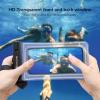 imageSYNCWIRE Waterproof Mobile Phone Case 7 Inches Pack of 2 IPX8 Universal Waterproof Mobile Phone Case for iPhone 16 15 14 13 12 11 Pro Xs Max Mini Se Galaxy S25 S24 S23 S22 S21 S10Black  Transparent