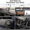 imageSyncwire Fits MagSafe Car Mount for Car DashampampTesla ScreenAllMetal Magnetic Phone Holder Flexible Threeaxis360 Rotation Car Mount Strong Magnets Car Phone Holder for iPhone 16 15 14 13 Pro MaxTitanium Silver