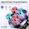 imageSyncwire Magnetic Car Phone Holder for Dashboard Cell Phone Car Kits 360 Adjustable Magnet Cell Phone Mount Compatible with iPhone Samsung LG GPS Mini Tablet and MoreBlack