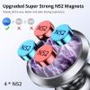 imageSyncwire Magnetic Car Phone Holder for Dashboard Cell Phone Car Kits 360 Adjustable Magnet Cell Phone Mount Compatible with iPhone Samsung LG GPS Mini Tablet and MoreGray