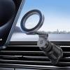 imageSYNCWIRE for Magsafe Car Mount Vent  Magnetic Phone Holder for Car 3D Long Arm  Flexible Rotation  Strong Magnets Air Vent Car Phone Mount for iPhone 16 15 14 13 12 Pro Max Plus Mini Mag SafeSpace Gray