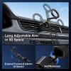 imageSYNCWIRE for Magsafe Car Mount Vent  Magnetic Phone Holder for Car 3D Long Arm  Flexible Rotation  Strong Magnets Air Vent Car Phone Mount for iPhone 16 15 14 13 12 Pro Max Plus Mini Mag SafeCarbon Fiber