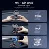 imageSYNCWIRE MagSafe Car Phone Mount 3Axis Double Folding Design Strong Suction Cup Phone Holder 360 Rotation Compatible with iPhone 1215 Series ampamp MagSafe Cases Carbon Fiber Head Gloss Black Arm2Axis  Black