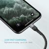 imageSyncwire iPhone Charger Lightning Cable 4ft Apple MFI Certified Upgraded Nylon Braided Fast Charging ampamp Syncing Apple Charger Cord for iPhone 13 12 11 XS Max XR X 8 Plus 7 Plus 6S 6 Se iPad  BlackBlack