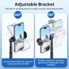 imageSYNCWIRE 62quot Phone Tripod AllinOne Aluminum Selfie Stick Tripod with Bluetooth Remote for iPhone and Android Smartphones Perfect for Selfie Travel Vlog Video Recording and Photography BlackBlack