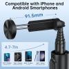 imageSYNCWIRE 62quot Phone Tripod AllinOne Aluminum Selfie Stick Tripod with Bluetooth Remote for iPhone and Android Smartphones Perfect for Selfie Travel Vlog Video Recording and Photography BlackBlack
