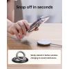 imageSYNCWIRE Magnetic Phone Ring Holder for MagSafe 2 Pack 360 Rotation Dual Sided Magnet Grip Cell Phone Ring Stand Finger Kickstand Compatible with iPhone 17 16 15 14 13 12 Pro Max fits MagSafeDual RingBlackBlack