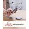 imageSYNCWIRE Magnetic Phone Ring Holder for MagSafe 2 Pack  Magnet Cell Phone Grip Stand Finger Ring Kickstand TwoSided Magnetic Compatible with iPhone 17 Pro Max 16 15 14 13 12 MagSafe AccessoriesSingle RingPinkPink