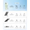 imageSYNCWIRE for MagSafe Ring Phone Holder 360 Rotation Magnetic Cell Phone Grip DualSided Magnets Phone Ring Kickstand Compatible with iPhone 17 16 15 14 13 12 Pro Max MagSafe Android Samsung etcDual RingGreen