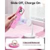 imageSYNCWIRE for MagSafe Ring Phone Holder 360 Rotation Magnetic Cell Phone Grip DualSided Magnets Phone Ring Kickstand Compatible with iPhone 17 16 15 14 13 12 Pro Max MagSafe Android Samsung etcBlush Cloud