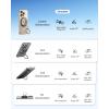 imageSYNCWIRE for MagSafe Ring Phone Holder 360 Rotation Magnetic Cell Phone Grip DualSided Magnets Phone Ring Kickstand Compatible with iPhone 17 16 15 14 13 12 Pro Max MagSafe Android Samsung etcDesert Gold