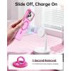 imageSYNCWIRE for MagSafe Ring Phone Holder 360 Rotation Magnetic Cell Phone Grip DualSided Magnets Phone Ring Kickstand Compatible with iPhone 17 16 15 14 13 12 Pro Max MagSafe Android Samsung etcHot Barbie
