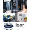 imageSYNCWIRE for MagSafe Ring Phone Holder 360 Rotation Magnetic Cell Phone Grip DualSided Magnets Phone Ring Kickstand Compatible with iPhone 17 16 15 14 13 12 Pro Max MagSafe Android Samsung etcTitanium Blue