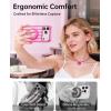 imageSYNCWIRE for MagSafe Ring Phone Holder 360 Rotation Magnetic Cell Phone Grip DualSided Magnets Phone Ring Kickstand Compatible with iPhone 17 16 15 14 13 12 Pro Max MagSafe Android Samsung etcBlush Cloud