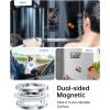 imageSYNCWIRE for MagSafe Ring Phone Holder 360 Rotation Magnetic Cell Phone Grip DualSided Magnets Phone Ring Kickstand Compatible with iPhone 17 16 15 14 13 12 Pro Max MagSafe Android Samsung etcWhite